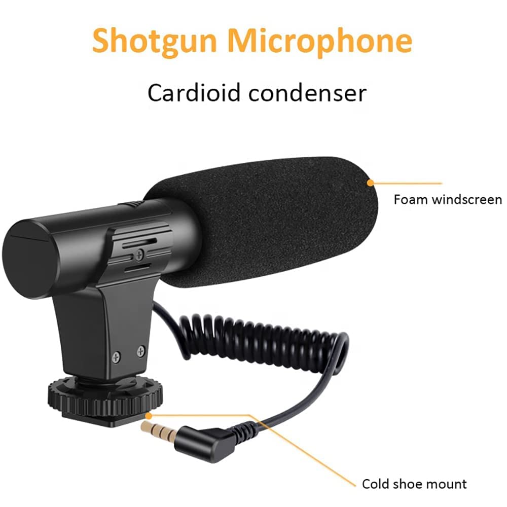 Video Recording Kit – With Tripod, Microphone & LED Light