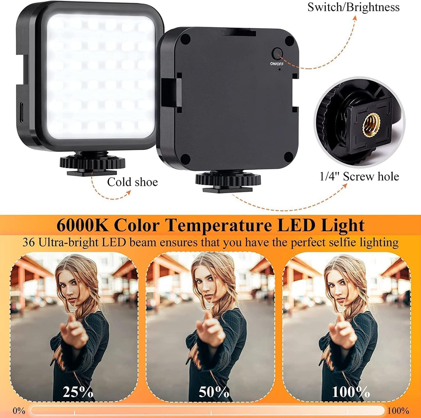 Video Recording Kit – With Tripod, Microphone & LED Light