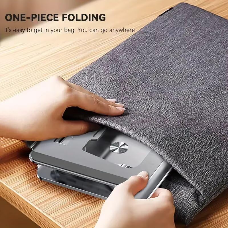 Tablet Stand – 360° Rotating Adjustable Aluminium Holder