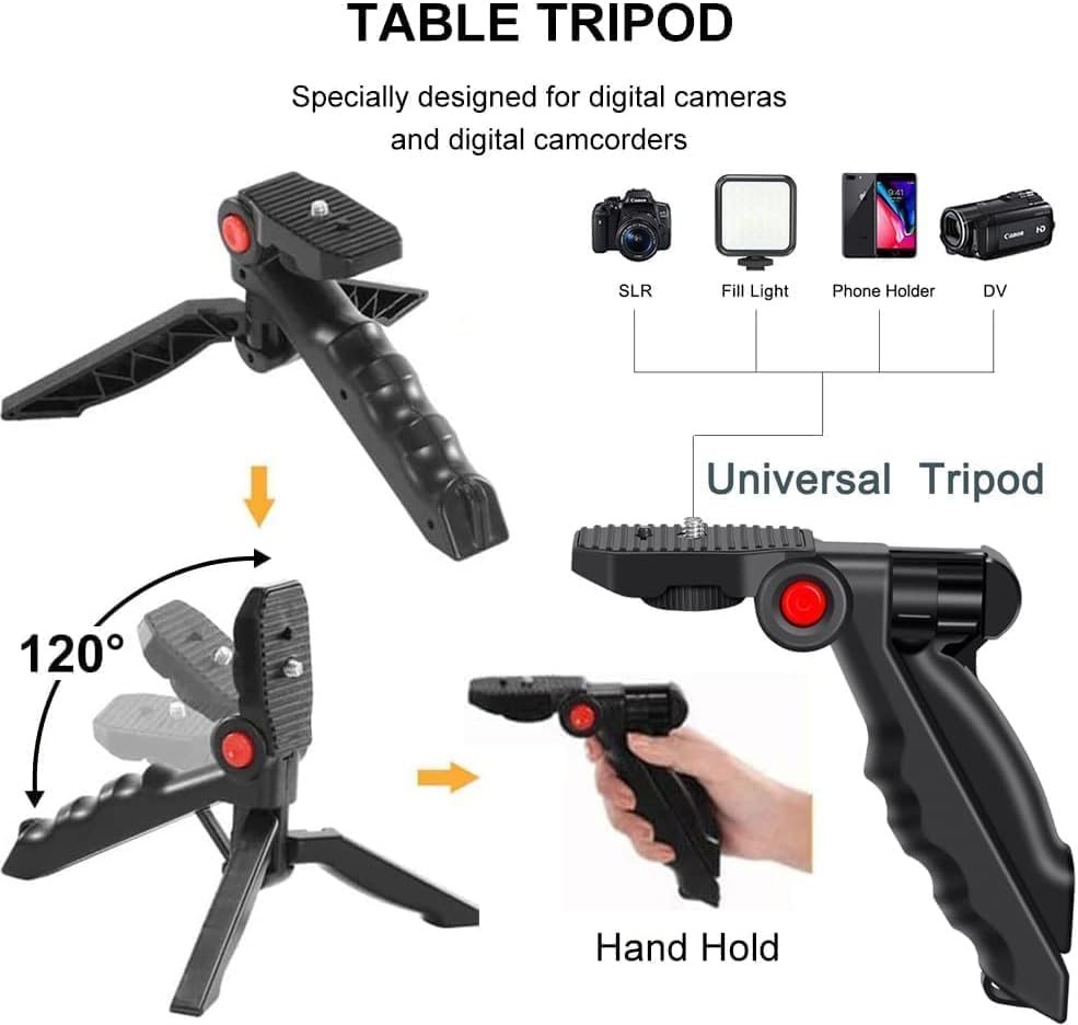 Video Recording Kit – With Tripod, Microphone & LED Light