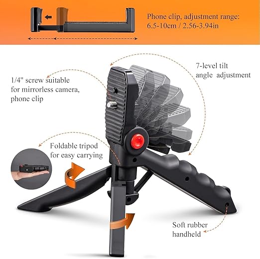 Video Recording Kit – With Tripod, Microphone & LED Light