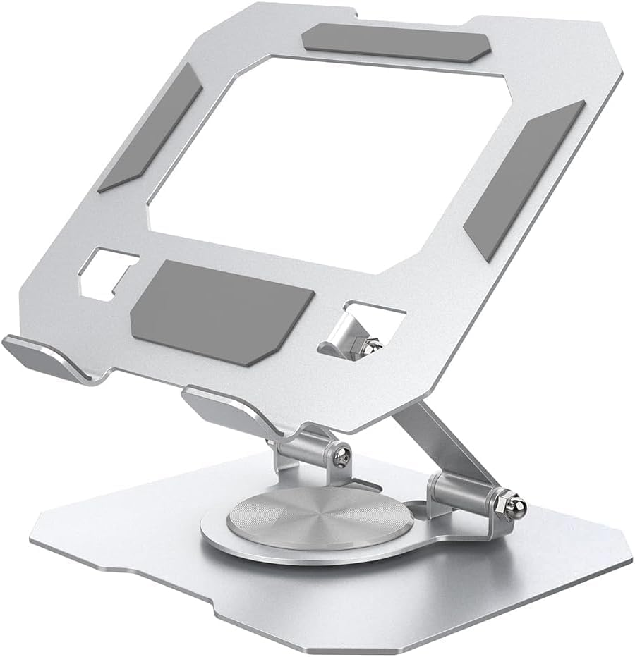 Tablet Stand – 360° Rotating Adjustable Aluminium Holder