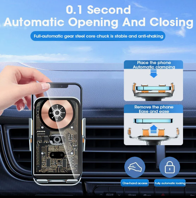 C10 Wireless Charger – Fast Charging Car Mount