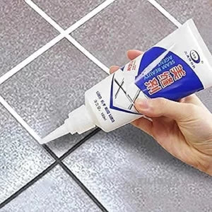 Seal the Deal on Cracks with White Tile Gap Filler Tube